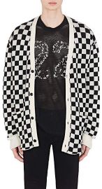 Amiri Checkered Cardigan at SSENSE